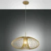 Fabas Luce 3706-40-225 Pendelleuchte Fassa 60cm gold E27