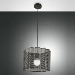 Fabas Luce 3581-40-101 Pendelleuchte Glicine Metall schwarz E27
