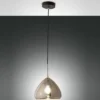 Fabas Luce 3667-40-138 Pendelleuchte Glow verchromt schwarz 25cm E27