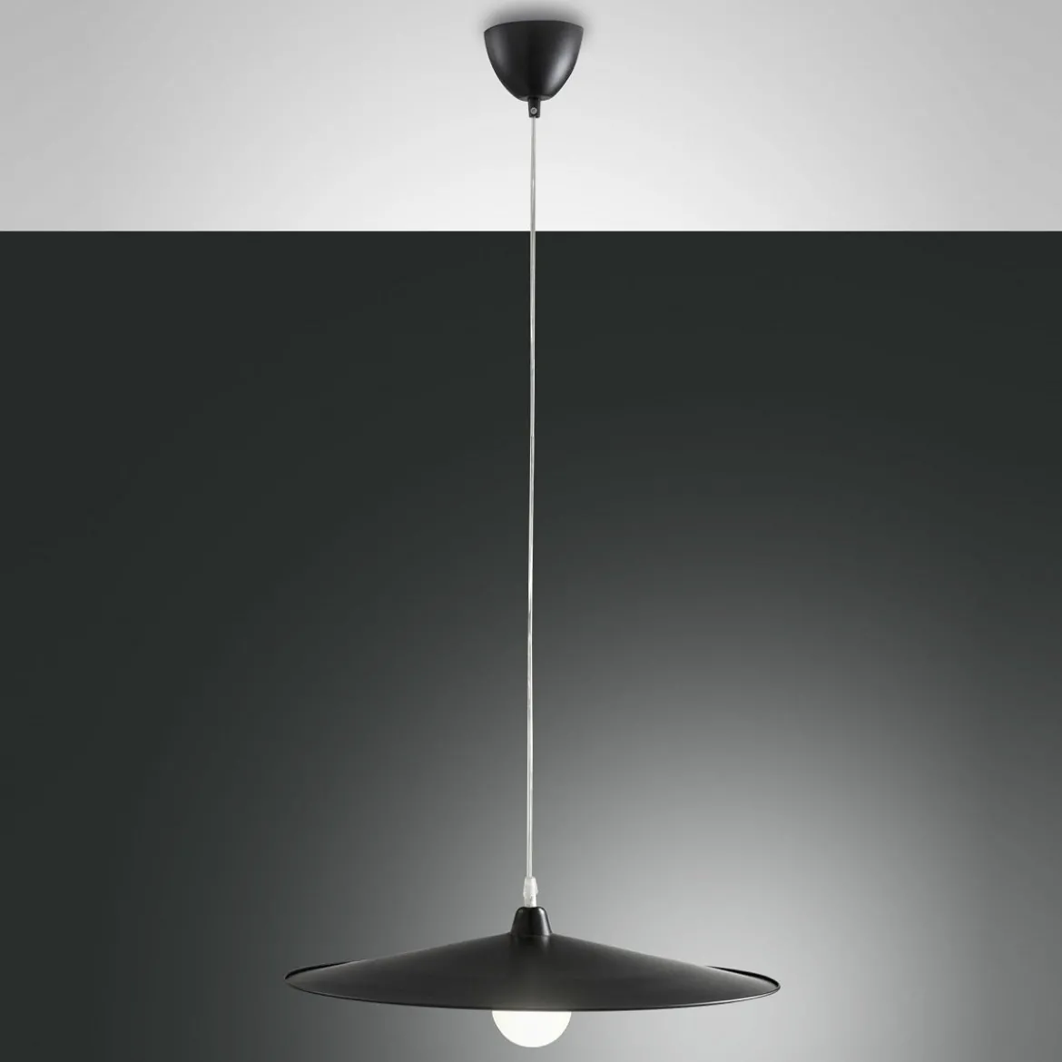 Fabas Luce 3347-40-101 Pendelleuchte Kasa schwarz E27