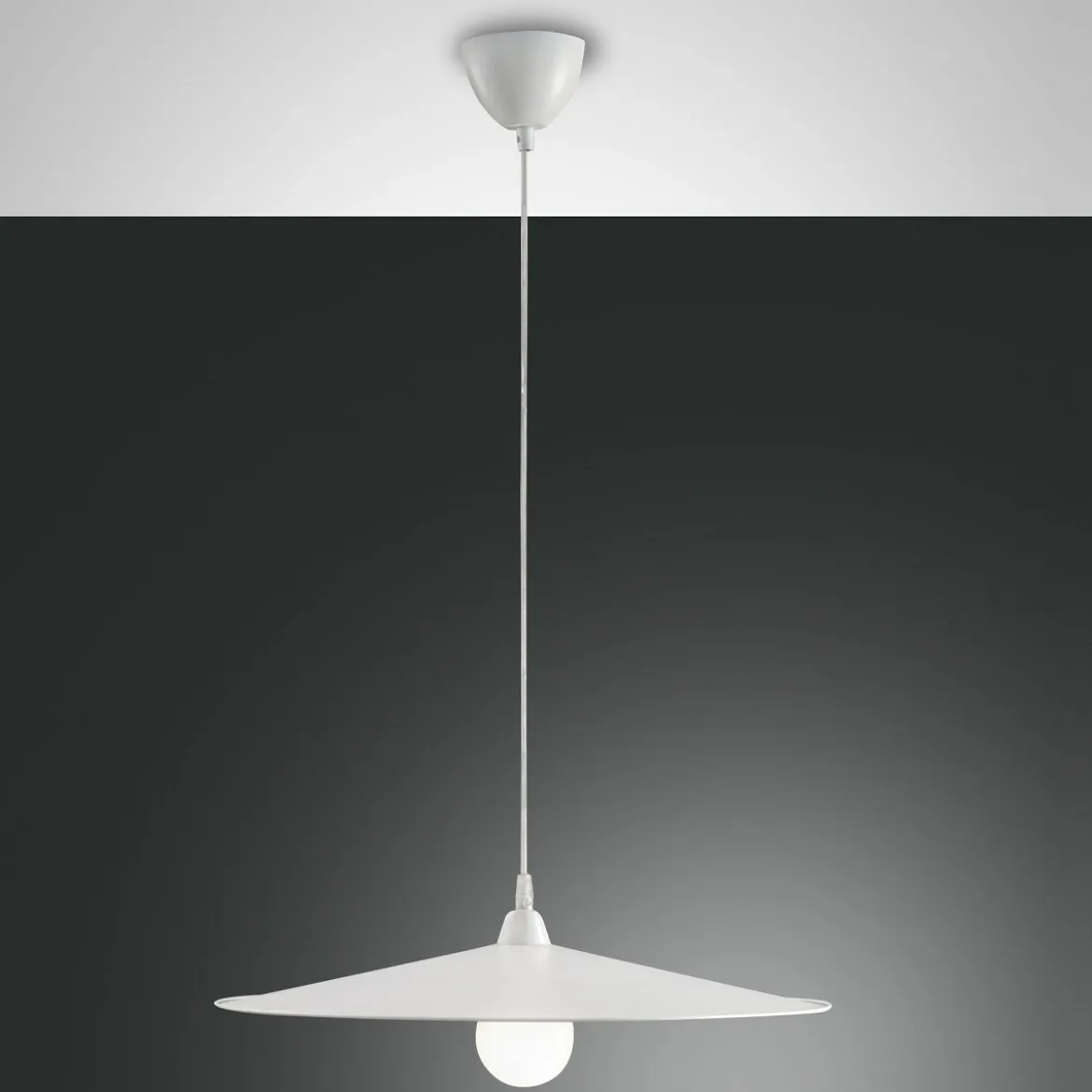 Fabas Luce 3347-40-102 Pendelleuchte Kasa weiss E27
