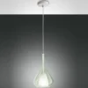 Fabas Luce 3481-40-140 Pendelleuchte Lila 1-flammig grün transparent