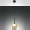 Fabas Luce 3724-40-167 Pendelleuchte Stintino champagner schwarz 18cm E27