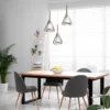 Fabas Luce 3582-47-126 Pendelleuchte Tris 3-flammig grau weiss E27