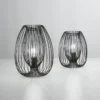 Fabas Luce 3677-34-101 Tischleuchte Camp 24cm schwarz E27