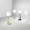 Fabas Luce 3703-30-178 Tischleuchte Ibla nickel satiniert dimmbar