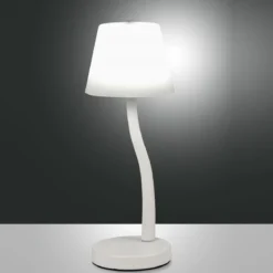 Fabas Luce 3703-30-102 Tischleuchte Ibla weiss dimmbar