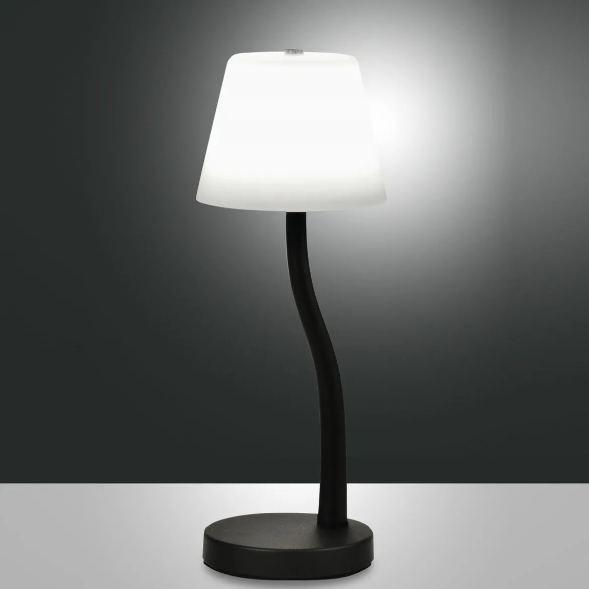 Fabas Luce 3703-30-101 Tischleuchte Ibla schwarz dimmbar