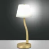 Fabas Luce 3703-30-119 Tischleuchte Ibla messing satiniert dimmbar