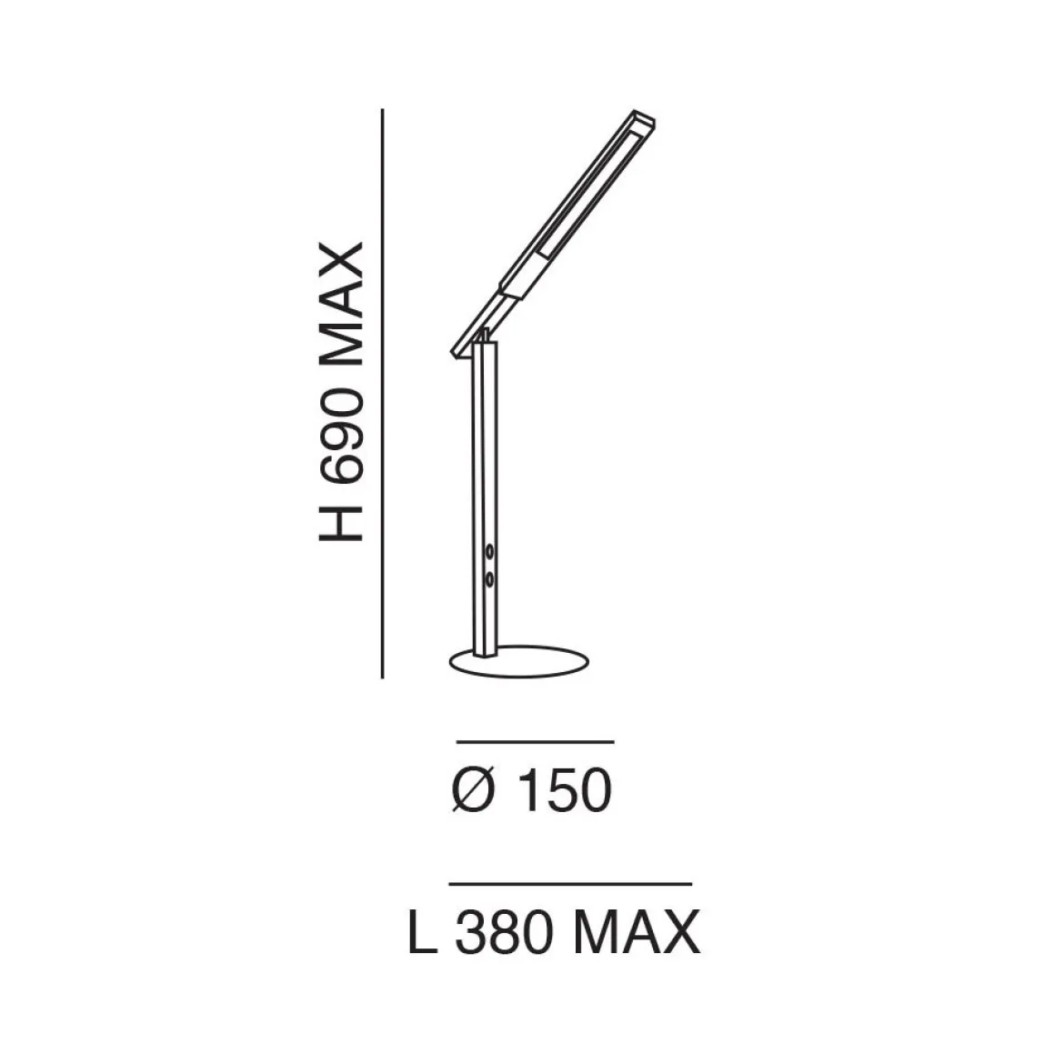 FABAS LUCE 3550-30-102 Tischleuchte Ideal weiss tunable white