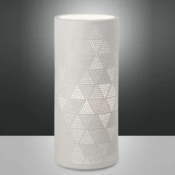 Fabas Luce 3528-35-102 Tischleuchte Micol  Keramik weiss