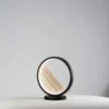 Fabas Luce 3695-30-101 Tischleuchte Pierre rund schwarz holz
