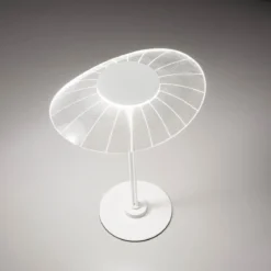 Fabas Luce 3625-30-102 Tischleuchte Vela weiß mit Touchdimmer