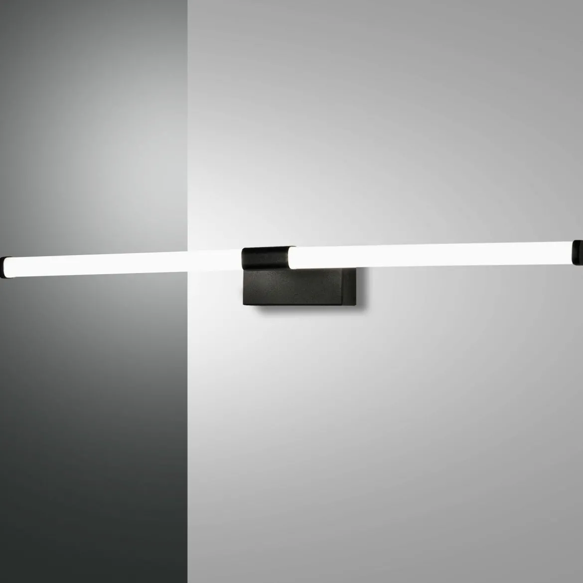 Fabas Luce 3720-26-101 Wandleuchte Ago schwarz 62cm IP44