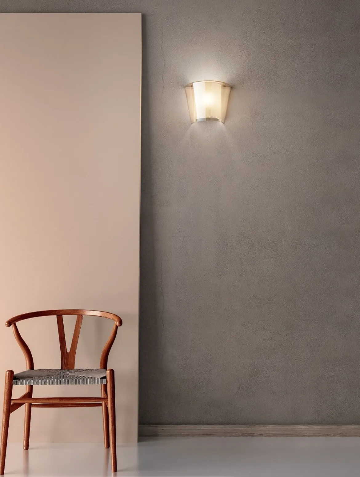 Fabas Luce 3682-21-125 Wandleuchte Viki amber E27