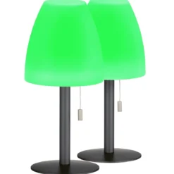 FHL easy 850247 LED Tischleuchte Fiumara anthrazit weiß RGBW 2er Set