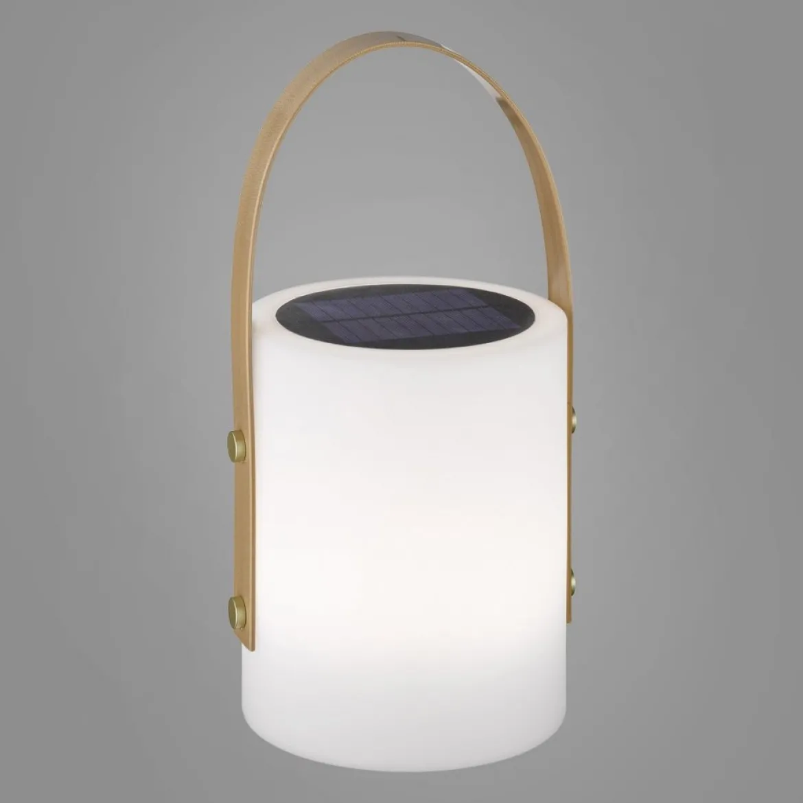 FHL easy No. 850144 LED Outdoor Solar Tischleuchte Bari weiß RGBW dimmbar IP44