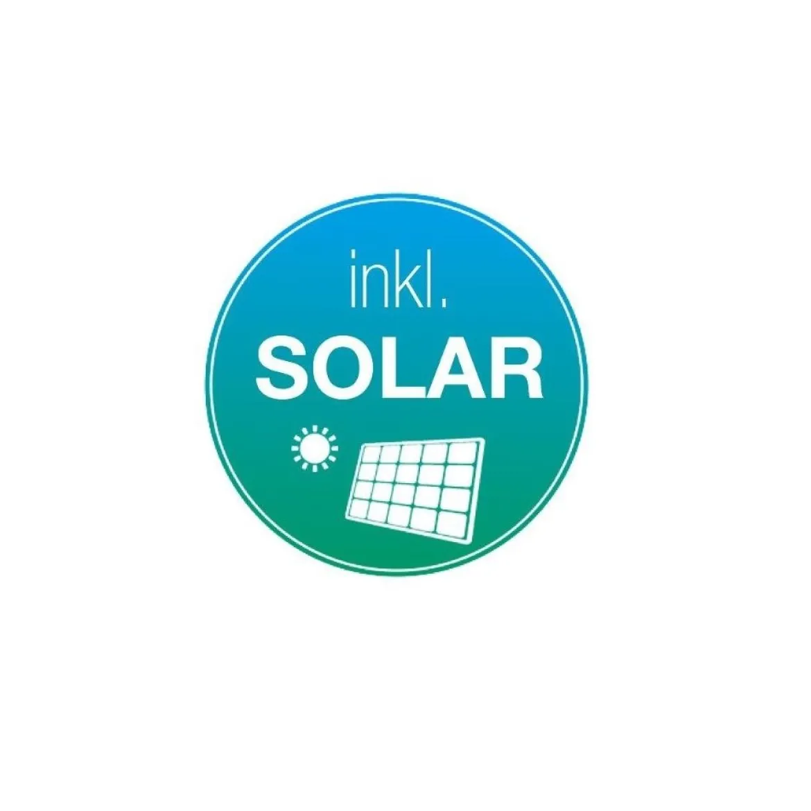 FHL easy No. 850144 LED Outdoor Solar Tischleuchte Bari weiß RGBW dimmbar IP44