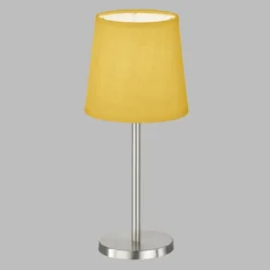 FHL easy 850225 Tischleuchte Eve nickel gelb 30cm