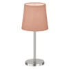 FHL easy 850226 Tischleuchte Eve nickel rosa 30cm