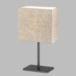 FHL easy 850228 Tischleuchte Kate sandschwarz sandfarben 30cm