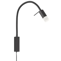 Fischer & Honsel 30428 Bettleuchte Seng wandspot flex sandschwarz 2700K
