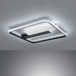 Fischer & Honsel 21310 LED Deckenleuchte Blithe weiß schwarz 50x50cm