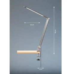 Fischer & Honsel 50428 LED Klemmleuchte Geri Anthrazit Grau tunable white