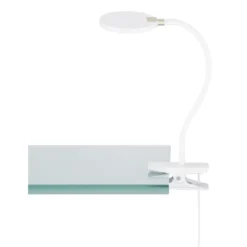 Fischer & Honsel 50594 LED Klemmleuchte Luiz Weiss 3000K dimmbar