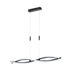 Fischer & Honsel 60978 LED Pendelleuchte Torcido sandschwarz CCT