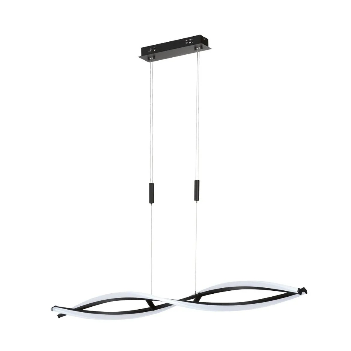 Fischer & Honsel 60978 LED Pendelleuchte Torcido sandschwarz CCT