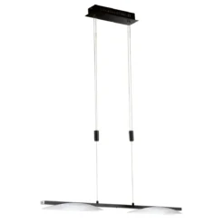 Fischer & Honsel 61020 LED Pendelleuchte Kop sandschwarz CCT dimmbar 84cm