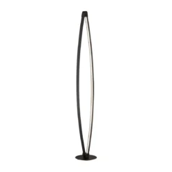 Fischer & Honsel 40503 LED Stehleuchte Fenga sandschwarz CCT dimmbar