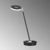 Fischer & Honsel 50614 LED Tischleuchte Dent sandschwarz chrom tunable white