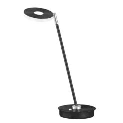 Fischer & Honsel 50614 LED Tischleuchte Dent sandschwarz chrom tunable white