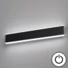 Fischer & Honsel 30536 LED Wandleuchte Muur sandschwarz 51cm 2700K