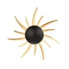 Fischer & Honsel 30545 LED Wandleuchte Sol sandschwarz blattgoldfarben 2700K