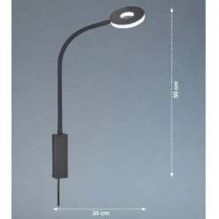 Fischer & Honsel 30432 LED Wandspot flex Cama sandschwarz 3000K