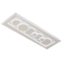 Fischer & Honsel 21413 LED Wand- und Deckenleuchte Ratio weiß CCT dimmbar 90cm