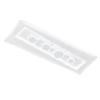 Fischer & Honsel 21414 LED Wand- und Deckenleuchte Ratio weiß CCT dimmbar 63cm