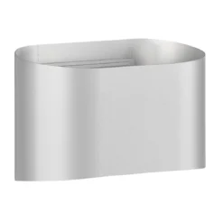 Fischer & Honsel 30425 Wandleuchte Wall 2-flammig silber IP44 3000K