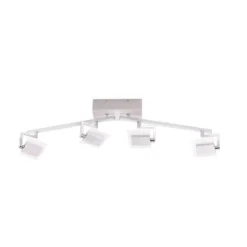 Fischer m6 LED 7 No. 16554 LED Deckenbogen ohne Glas 4-flammig aluminiumfarben dimmbar