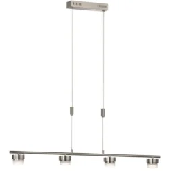 Fischer m6 Medium1-LED 70248 Pendelleuchte ohne Glas LED 4x8,5W nickel matt