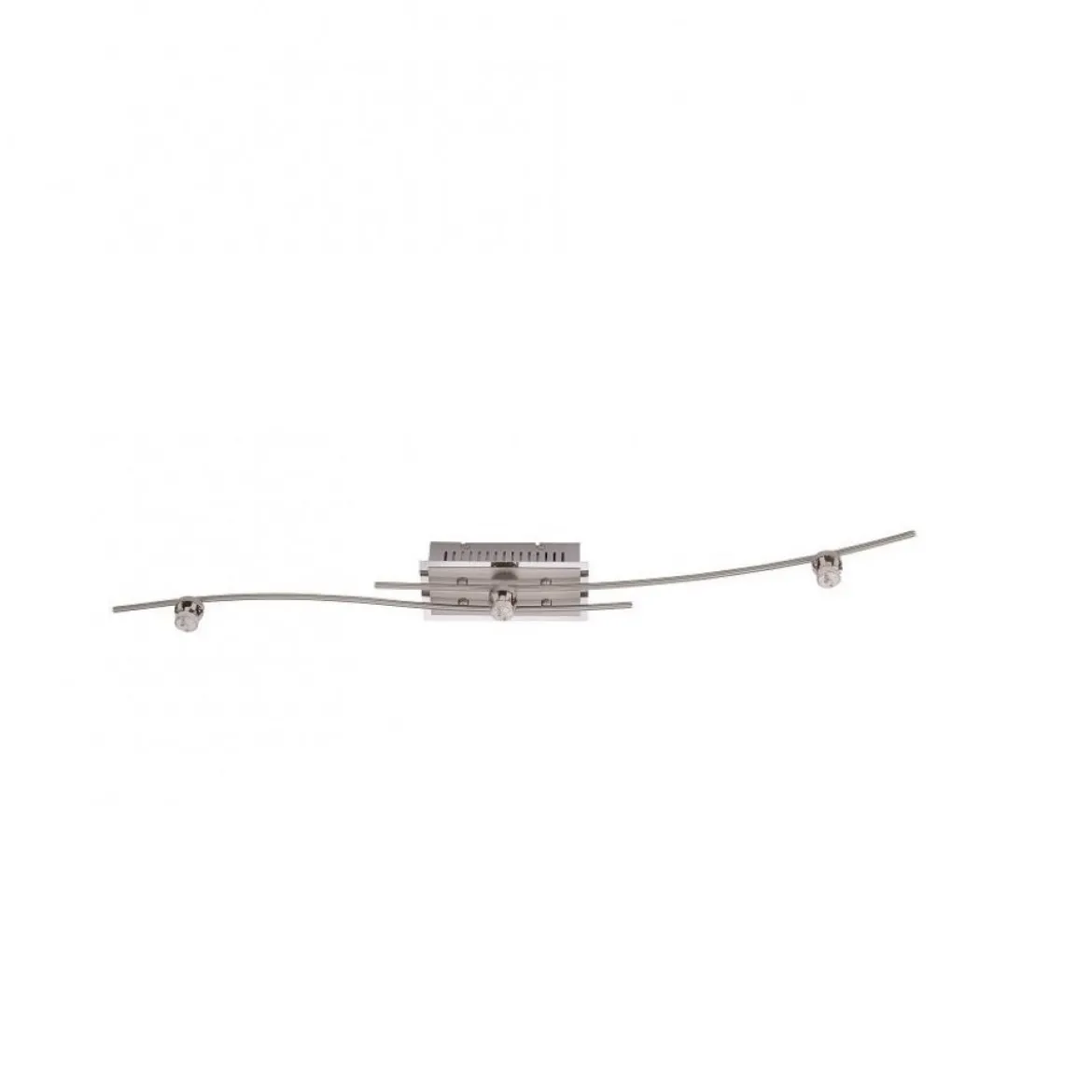 Fischer m6 micro 3 No. 16873 Deckenbogen ohne Glas 3-flammig LED nickel matt