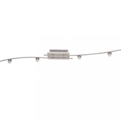Fischer m6 micro 3 No. 16624 LED Deckkenbogen ohne Glas 4-flammig nickelfarben chrom