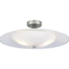 Halo Design 990167 Deckenleuchte BARONI 46cm opal alu G9