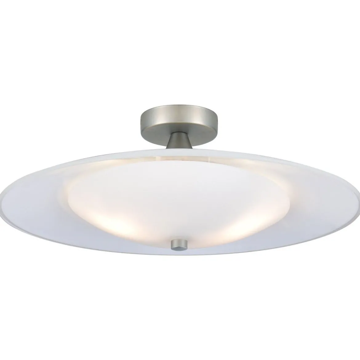 Halo Design 990167 Deckenleuchte BARONI 46cm opal alu G9