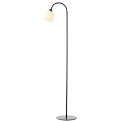 Halo Design 747290 Glow Stehleuchte 1-flammig schwarz opal E14