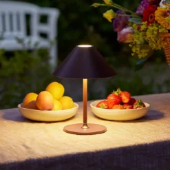 Halo Design 800803 LED Akku Tischleuchte Hygge anthrazit schwarz