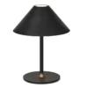 Halo Design 800995 LED Akku Tischleuchte Hygge schwarz 25cm